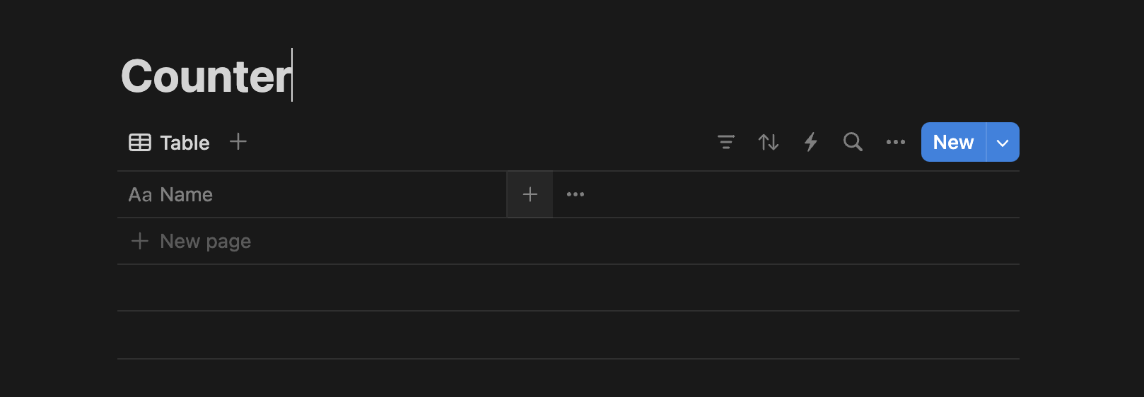 Adding a new property